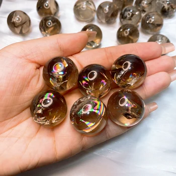 Smoky Quartz Crystal Sphere 1