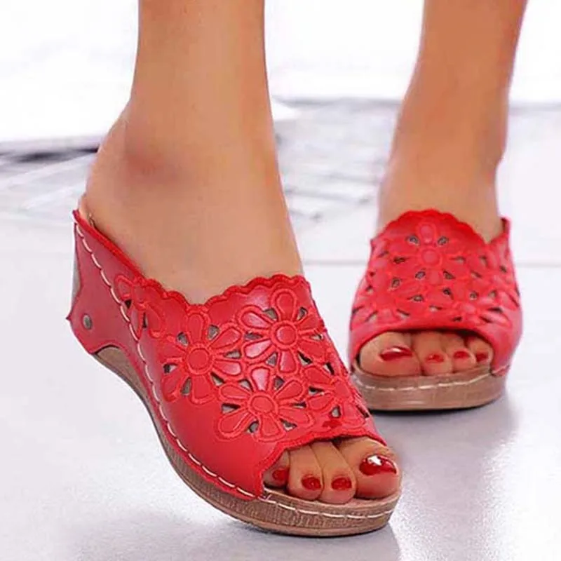 النساء أحذية الصنادل الصيف في الهواء الطلق أحذية م...