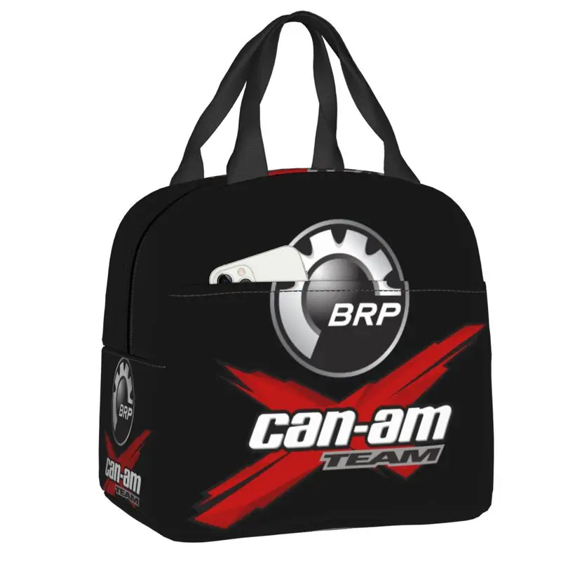 

Изолированная сумка для ланча BRP Can Am для школы и офиса, портативная термосумка для ланча, женская сумка-тоут