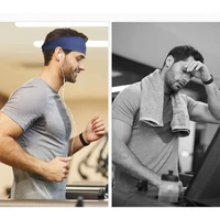1PC Sports Headband Running Fitness Sweatband Quick-Dry Elastic Absorbent Men Women Cycling Jog Tennis Yoga Gym Hair Bandage - Image 4