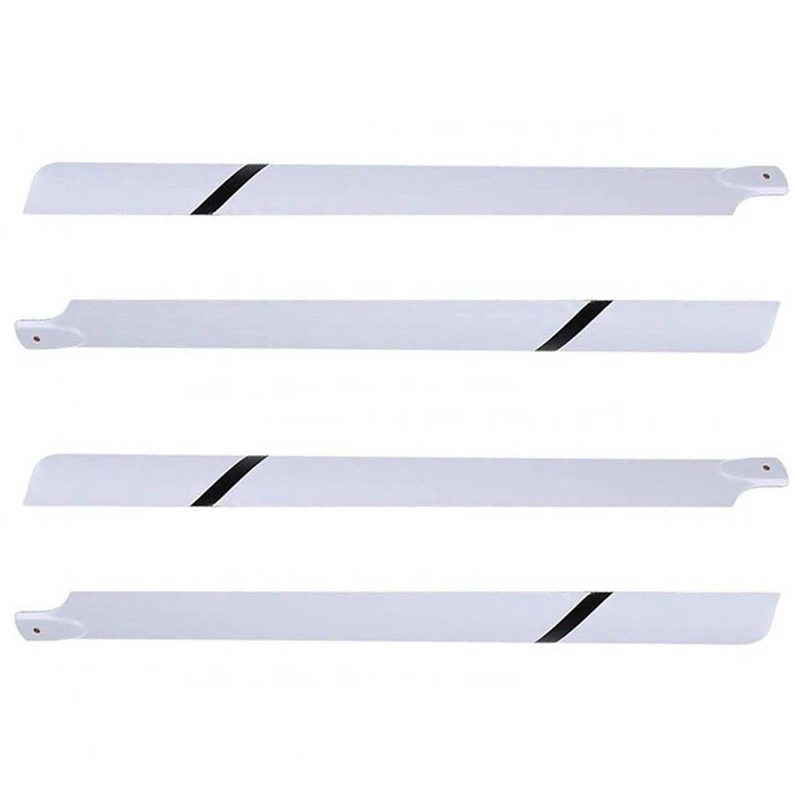 

4X High Quality Fiberglass 550Mm Main Blades For RC 550 Helicopter