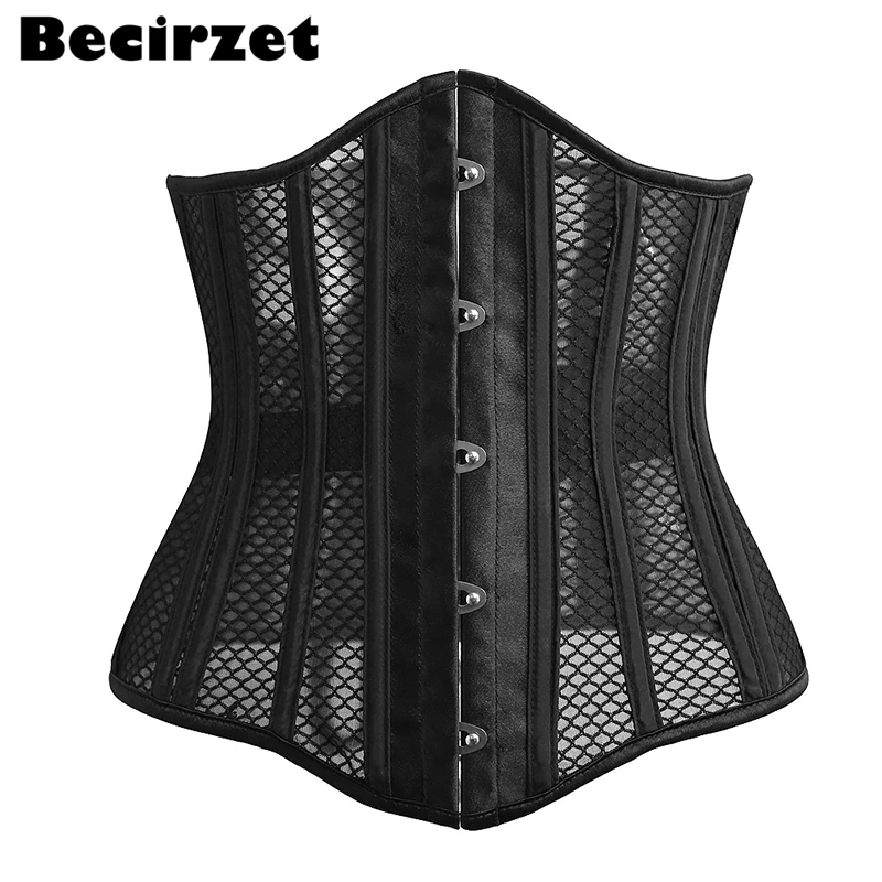 

26 Steel Boned Waist Trainer Women Mesh Waist Sheath Modeling Strap Wild Girdle Belly Control Belt Tummy Shaper