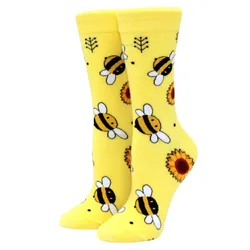 High-Quality Kawaii Cartoon Animal & Fruit Trendy Women's Socks - Harajuku Happy Collection - Eu 37-43 (1)