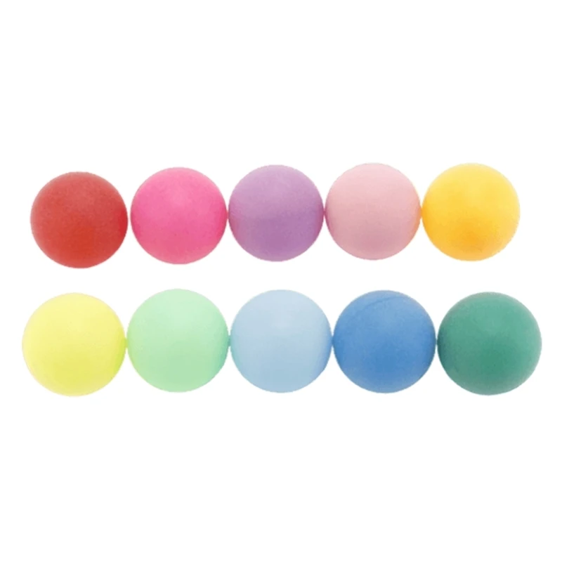 50Pcs Colorful Table Tennis Ball Plastic Pingpong Ball Washable Game