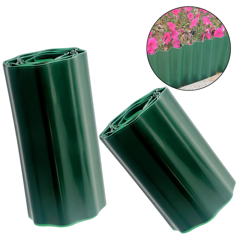 30/40cm Grass Lawn Edge Border Path Edging Fence Outdoor Landscape Garden Decor Flexible Lawn Edging Border Fence Waterproof