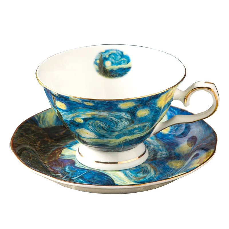 

European-Style High-End Coffee Set Set Bone China British Afternoon Tea Coffee Cup