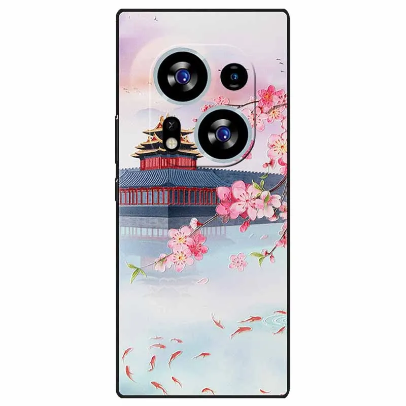 Charming 3D Relief Soft TPU Silicone Phone Case for Tecno Phantom X2 Series