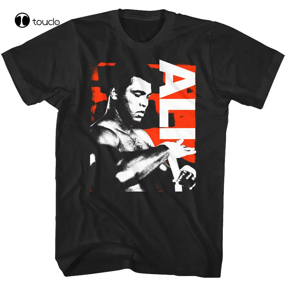 Muhammad Ali Boxing Preparation Ready To Fight Fist Wrap Mens T Shirt Legend Top Tee Shirt unisex