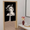 Women Kimono Patterns Japanese Style Door Curtains Toilet Partition Kitchen Bedroom Izakaya Noren Hanging Half-Curtain Decor 4