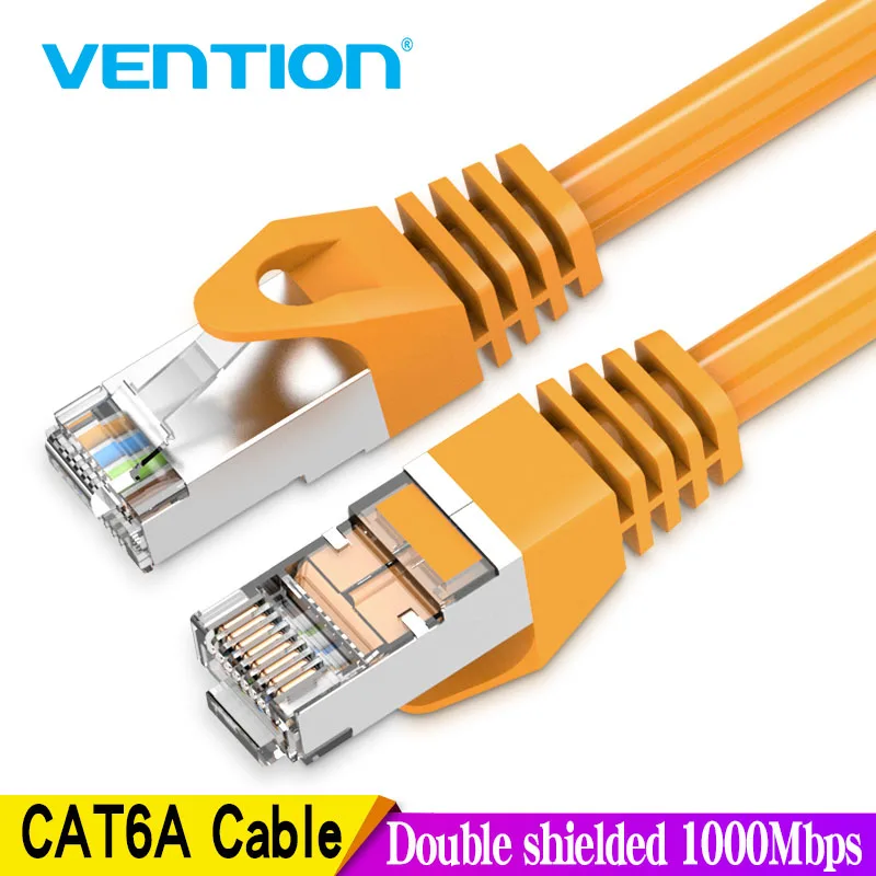 High-Speed Cat 6A Ethernet Cable - RJ45 UTP Network Patch Cord for Modem and Router Connections