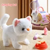 2024 New 13PCS Cute Electronic Pet Cat Toy Children's Simulation Electric Plush Kitten Portable Children's Toy Gift 5