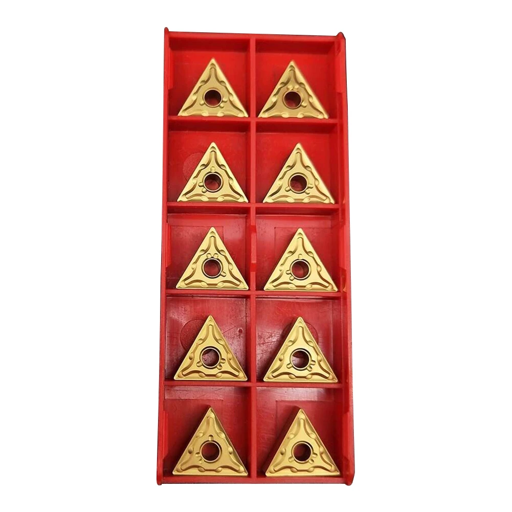 

TNMG160404-MA Insert Industrial Triangle 10 Pcs/Set Accessories Carbide Parts Strong Impact Resistance Brand New