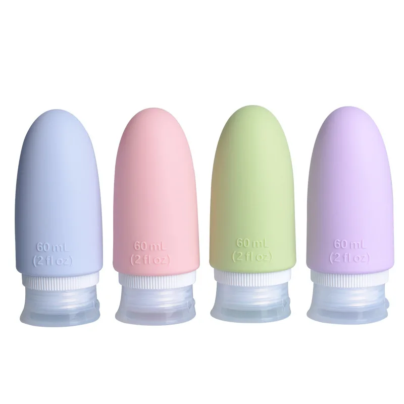 Leak-Proof Silicone Travel Bottles Set