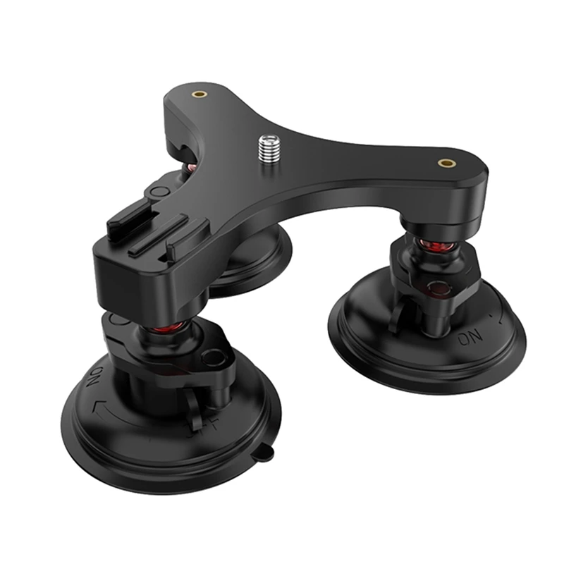 

AT41 1 дюймовое крепление с шаровой головкой, тройная Поворотная присоска, автомобильное окно, поворотный замок, присоска для GOPRO 12 Insta360 Go3