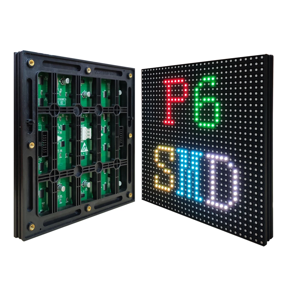 192*192mm P6 Full Color LED Screen Panel Module 32*32 Pixel 1/8 Scan Outdoor 3in1 SMD2727/3535 RGB P6 LED Display Panel Module
