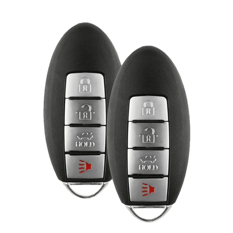 

2Pcs Smart Remote Key Fob 4 Buttons Remote Key Keyless KR55WK48903 For NISSAN Teana Altima Maxima For Infiniti