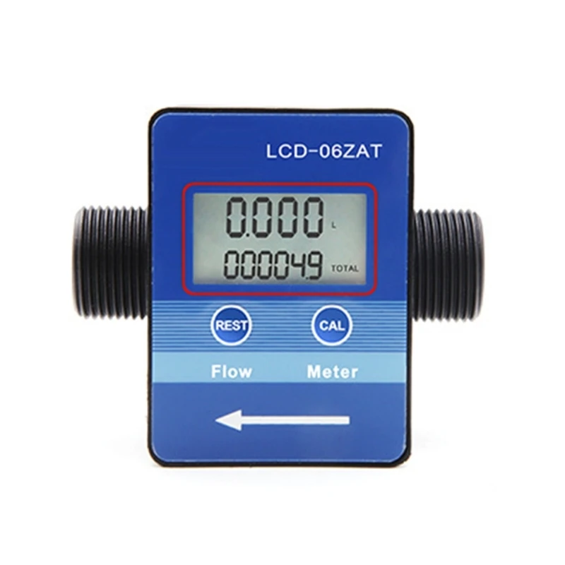 

Turbines Flow Meter Digital Display Flowmeter Oil Fuels Flowmeters 3/4 Fuels Flowmeter for Measuring Diesels