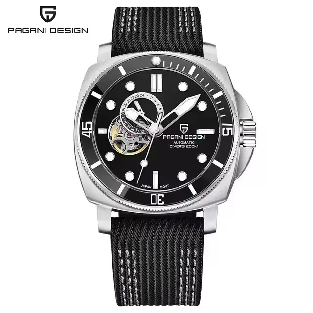 43MM Men’s Automatic Mechanical Watch NH39 200M 20ATM Waterproof Sapphire glass