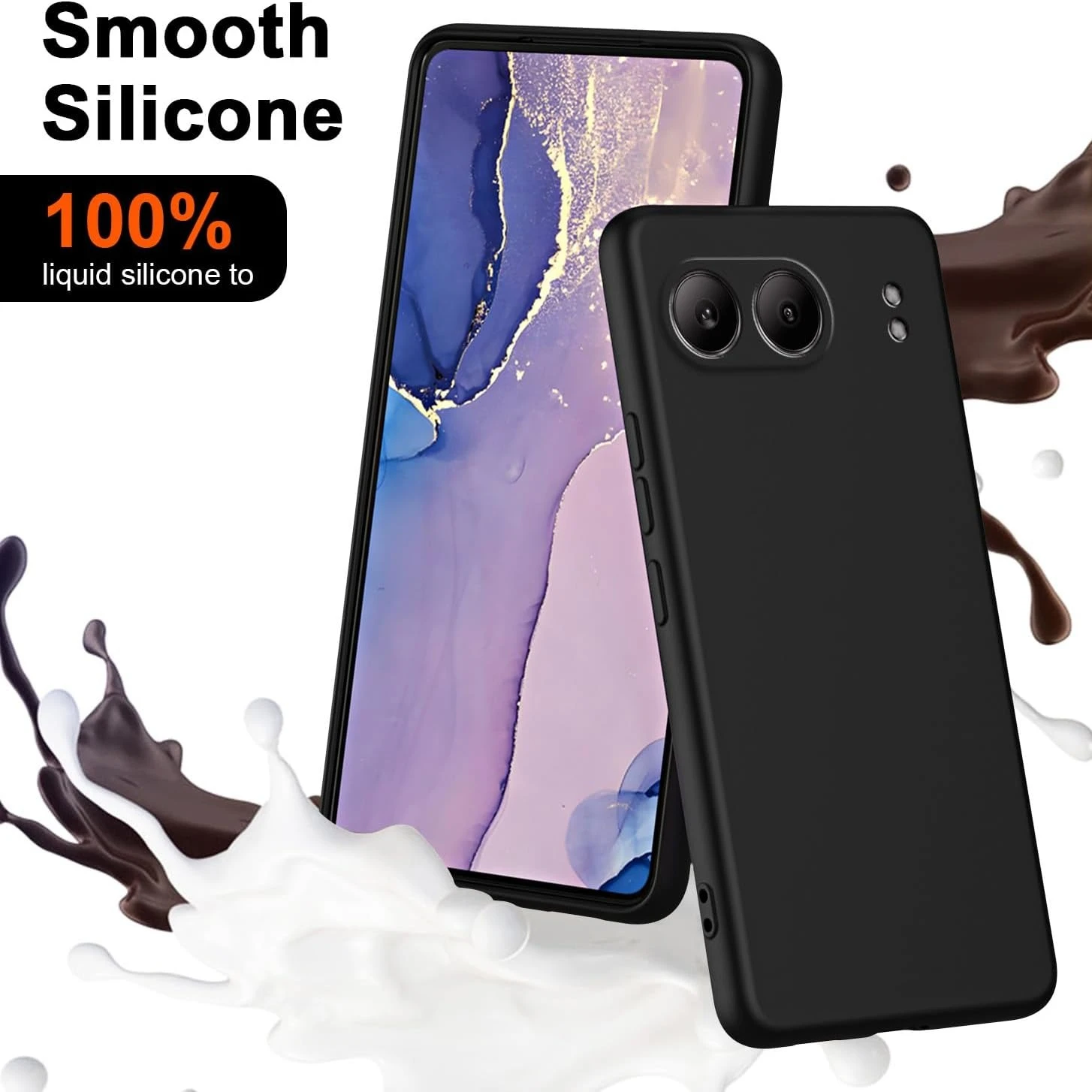 Flexible Liquid Silicone TPU Protective Phone Case Cover