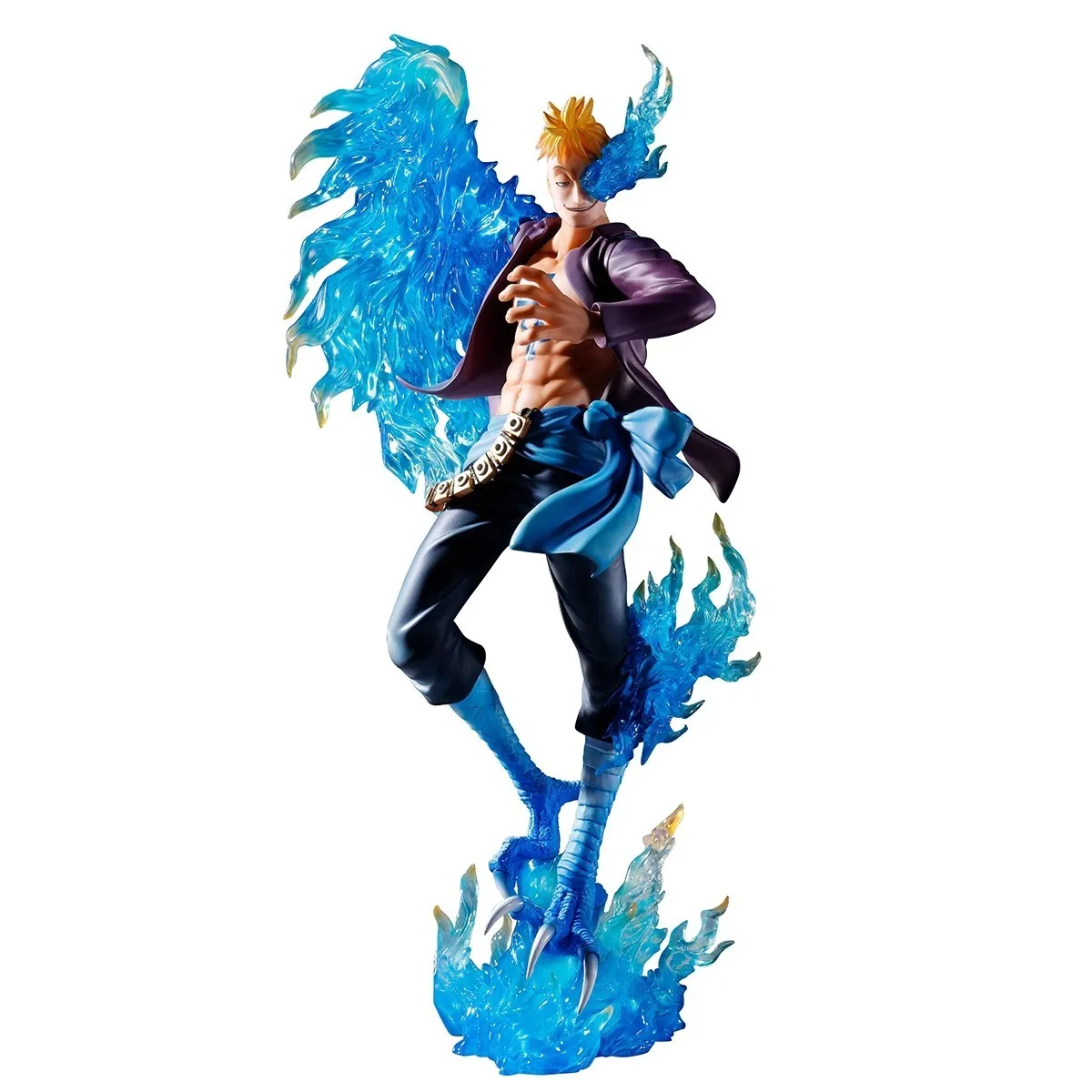 

ONE PIECE Pirates Whitebeard Pirates Anime Action Figure Phoenix Marco Big 28cm PVC Figurine Statue Model Toy Gift Collectible