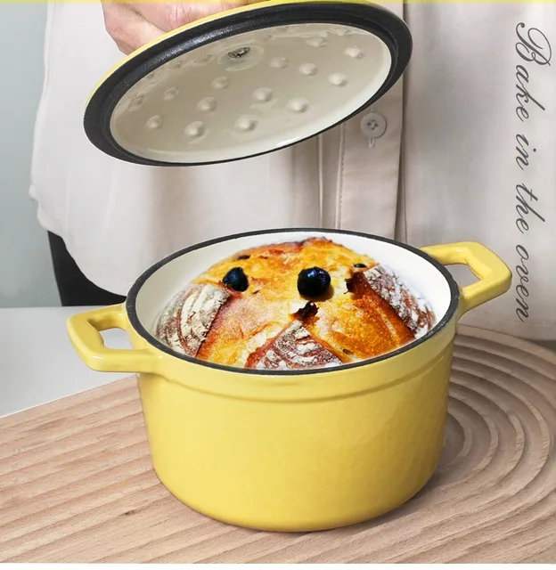 Mini Enameled Cast Iron Dutch Oven 5