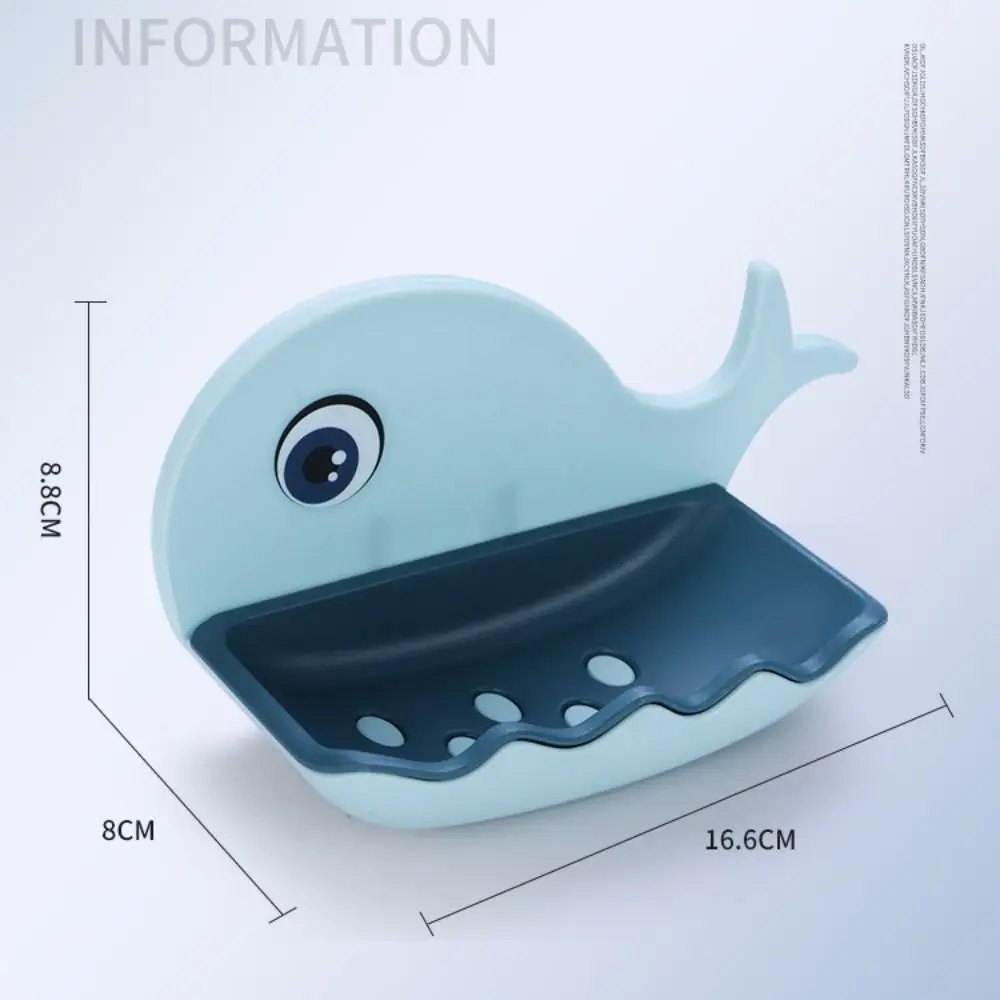 Plastic Whale Soap Holder Box for Bathroom Shower