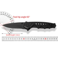 CAIMANO NERO-N690 Steel Tactical Type Folding Knife Handy Mini knife Emergency rescue tool Mountaineering hunting survival knife 1