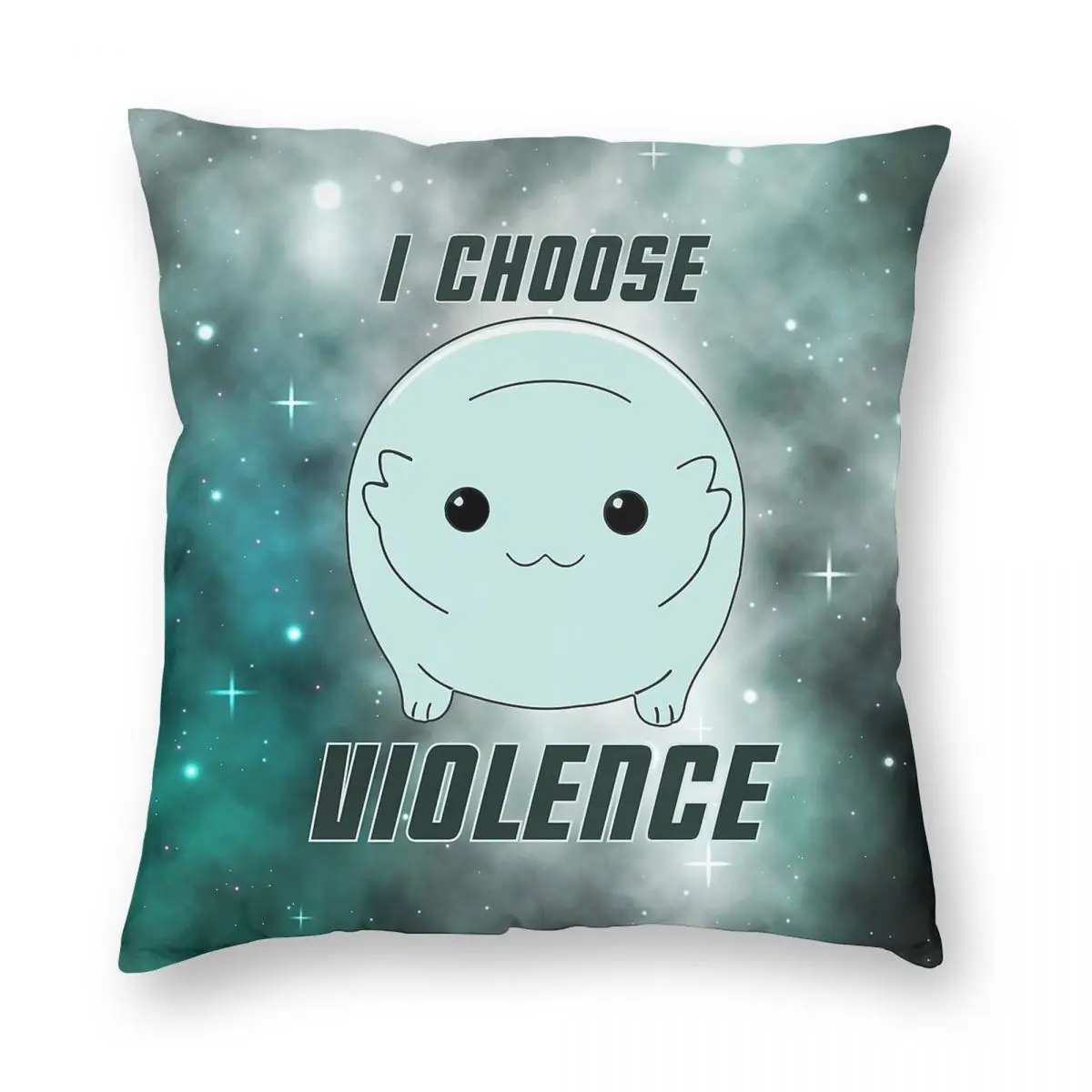 Memory Alpha Moopsy Chooses Violence Square Pillowcase Polyester Linen Velvet Creative Zip Decorative Pillow Case Home Cushion 3