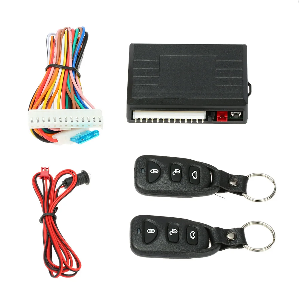 thumbnail image 1 of Cerradura de puerta de coche universal, sistema de apertura de maletero, entrada sin llave, kit de cierre centralizado con control remoto, accesorios para coche, 1 of 5