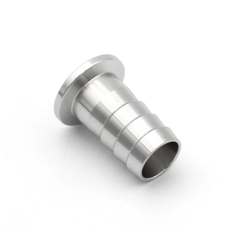 Sanitary Stainless Steel 304KF10 KF16 KF25 KF40 KF50 Vacuum Hose Barb OD6 8 13 16 20 25 38mm Flange Adapter Pipe Fitting Clamp