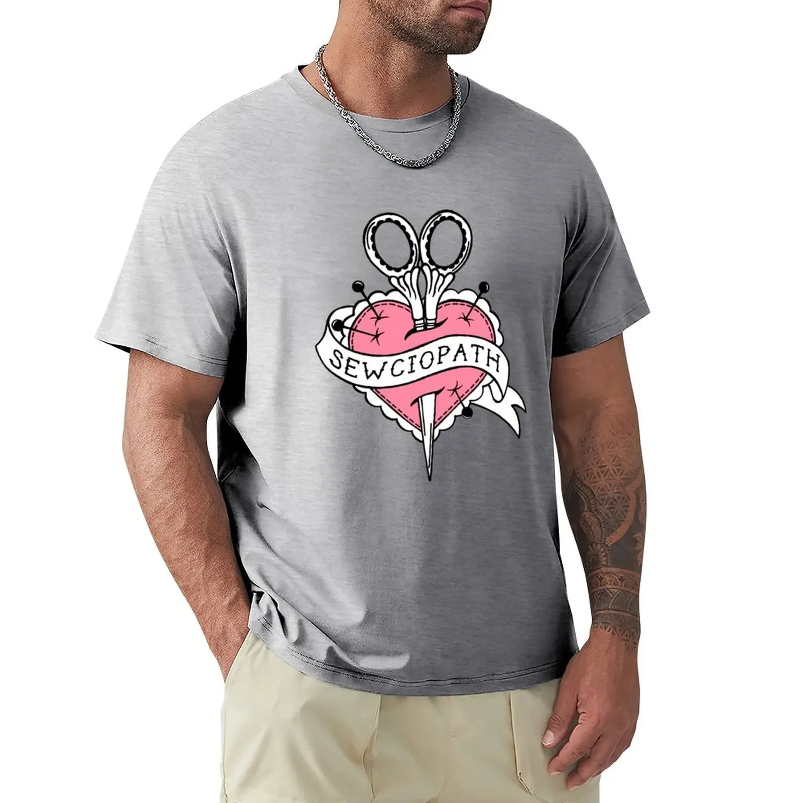 

Sewciopath T-Shirt oversized t shirts aesthetic clothes Short t-shirt mens t shirts pack