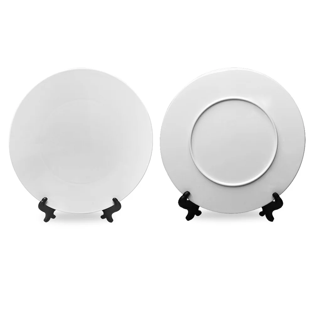 Hot Selling sublimation Plate for Printing sublimation blank plastic plate dish plate 8/10 inch