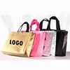100pcs Personalised Print Logo Waterproof film non-woven fabric Gift Bag Phnom Penh Advertising Shopping Eco Bag Customized Logo 3