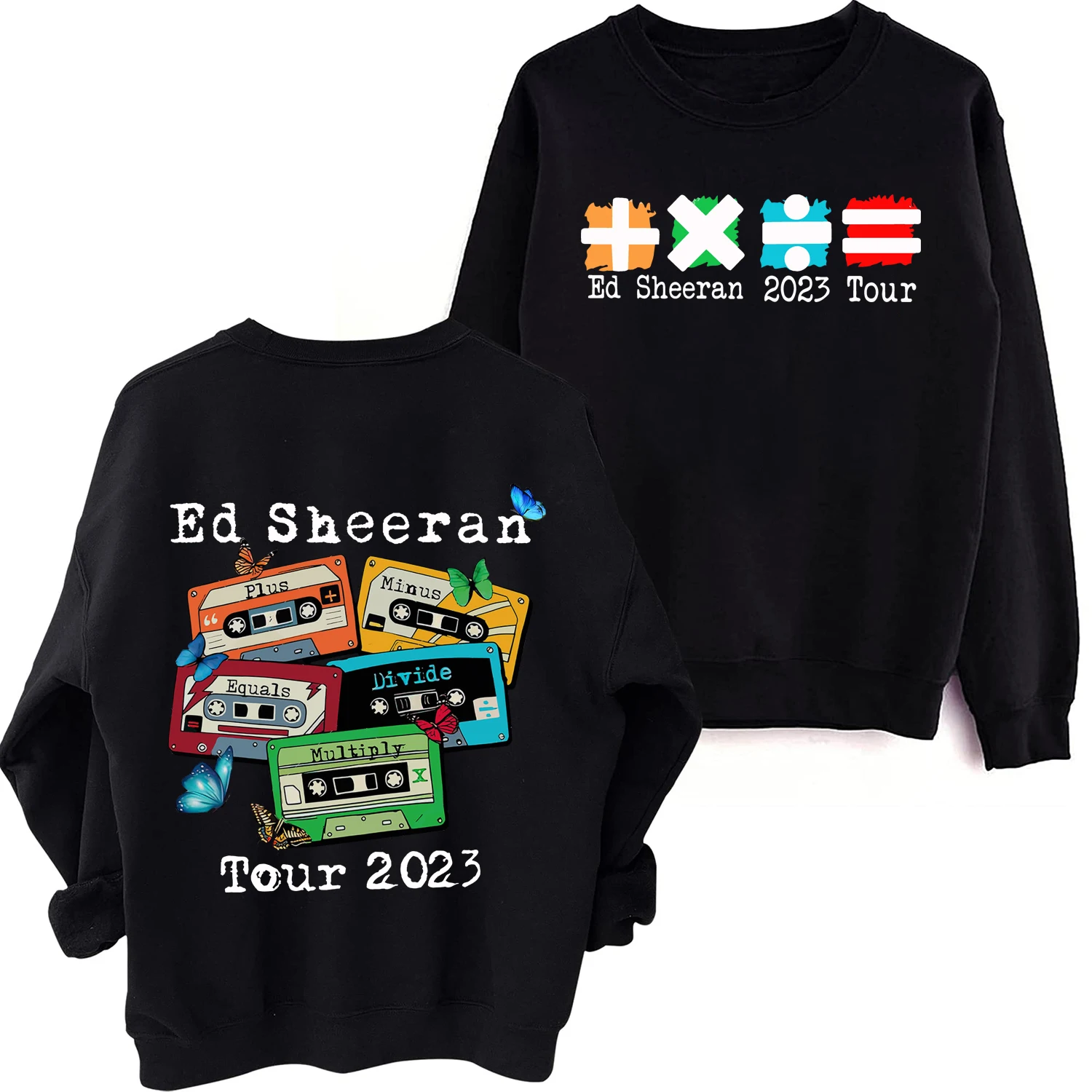 

Ed Sheeran 2023 World Tour Sweatshirt Man Woman Harajuku Hip Hop Round Neck Long Sleeve Oversized Hoodie Fans Gift