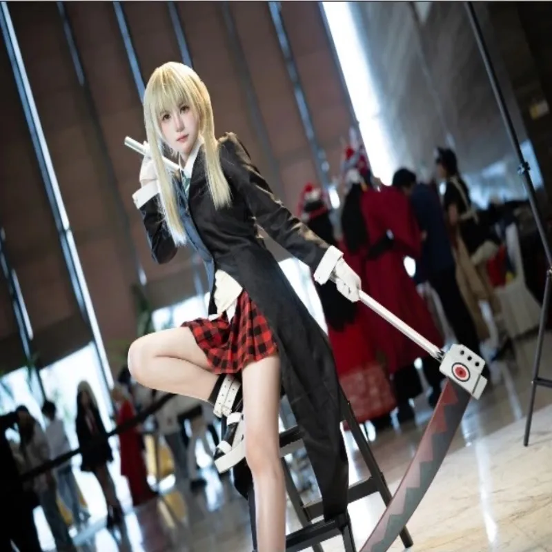 Maka Albarn Cosplay Anime Soul Eater Costume Adult Women Skirt - Image 2