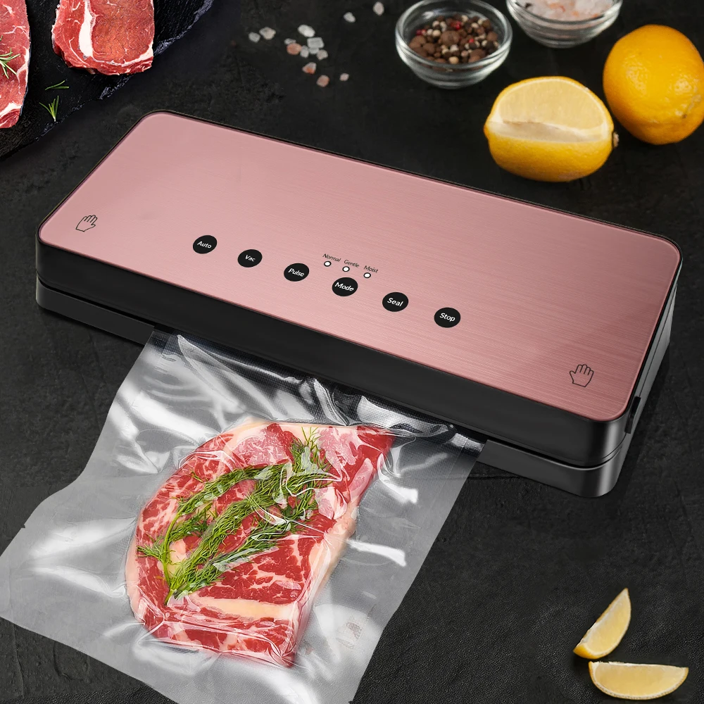 Description Picture 6 of itemElectric Home Professional Food Vacuum Sealer Machine Widen Double Pump Thermal Sealing for Foods Preservation with Storage Bags