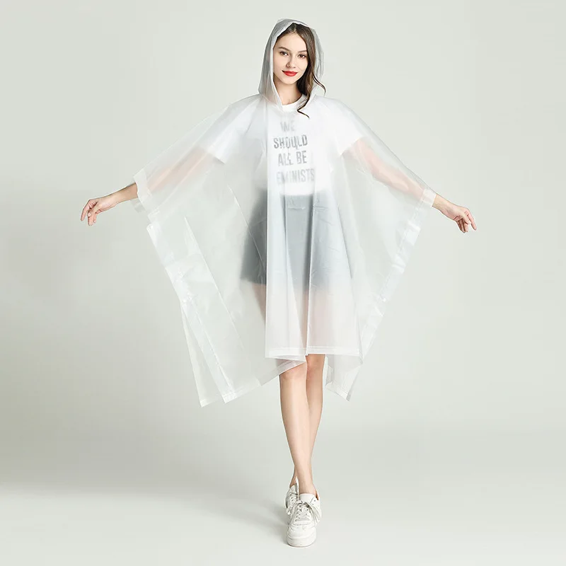 Transparent Windproof Bicycle Motorcycle Raincoat Poncho for Man Woman raincoat poncho