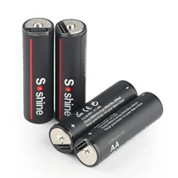 Soshine 1.5V AA 2600mWh Lithium Battery USB 2600mWh 2A Li-Ion Rechargeable Battery for Massager Smoke Detector Metal Intercom 4