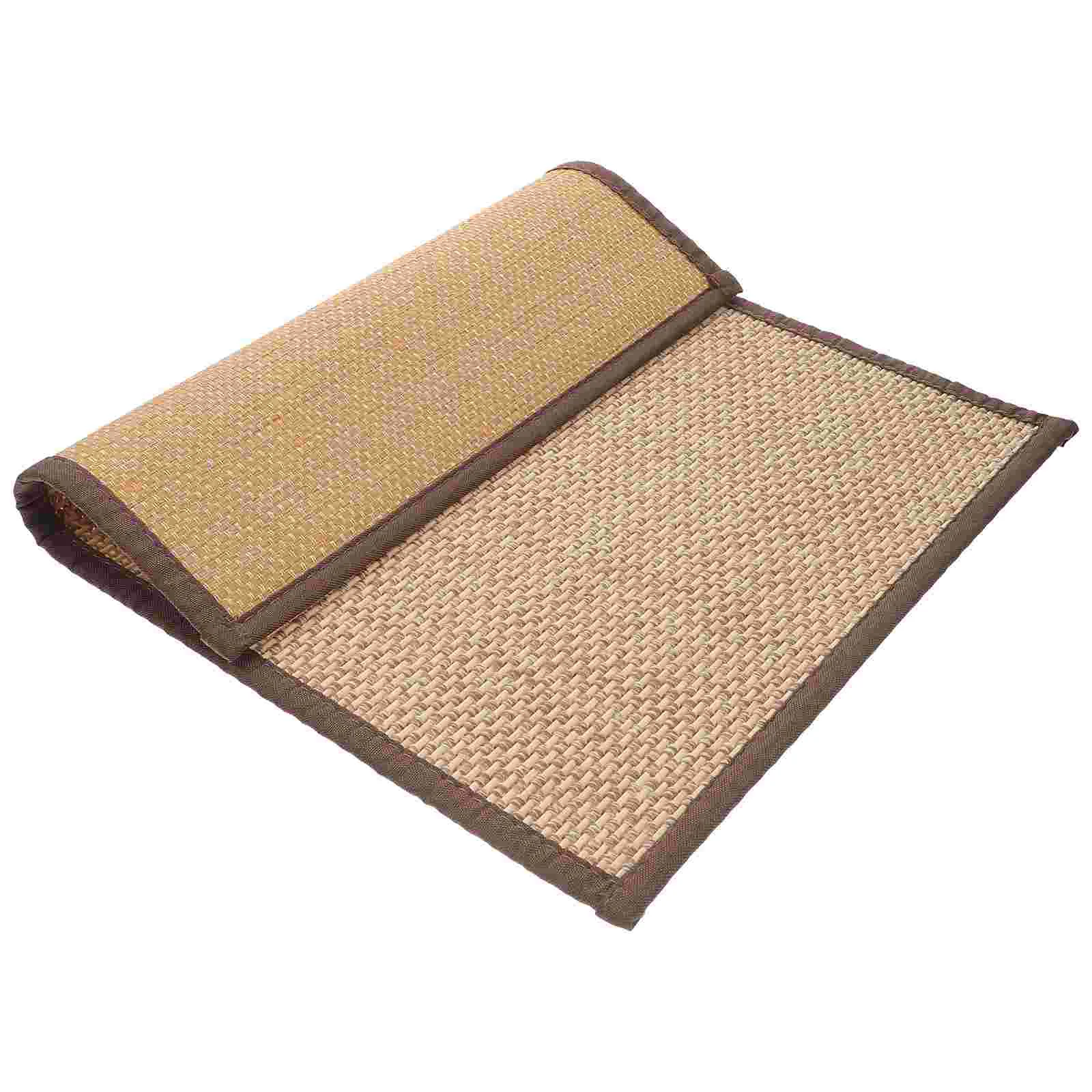 

Woven Straw Seat Cushion Japanese Style Rattan Futon Sitting Pad Tatami Floor Pillow Zen Garden Yoga Practice Or