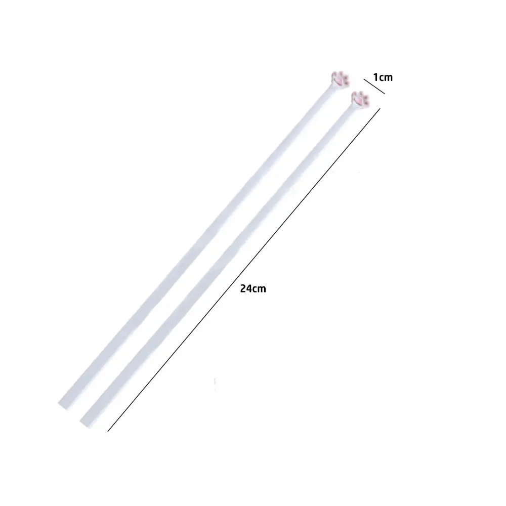 Pink Plastic Cat Paw Chopsticks Cooking Tools