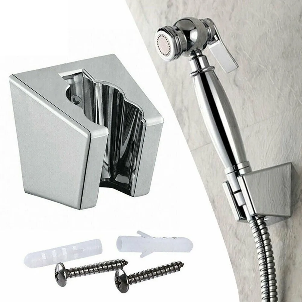 Description Picture 3 of itemBracket Shower Head Holder Shower Seat 4.8*4.8*3cm ABS Lightweight Replacement Robust Wall Mount Adjustable Base