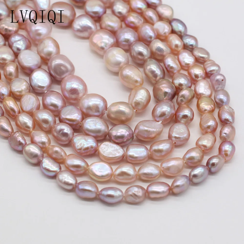 100% Natural Freshwater Pearl Beads Grey Black White Fine Irregular Pearls for Jewelry Making DIY Bracelet Necklace Earrings 4