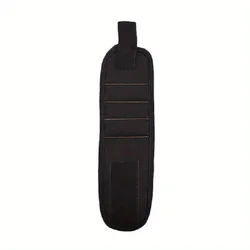 Magnetic Tool Wristband with Strong Nail Suction - L (Black)