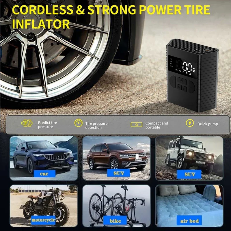 2024 ���� �޴�� �ڵ��� �����, ���� ���� Ÿ�̾� ��â�� ����, ������� ������ ��Ʈ �ڵ��� Ÿ�̾� ��, 12V, 150PSI