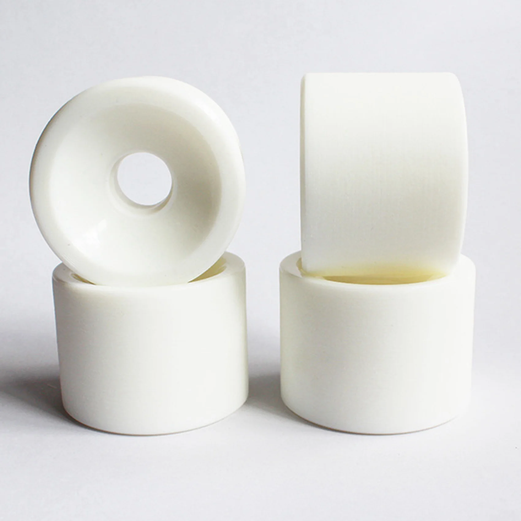 스케이트보드 휠 PU 웨어러블, 유연한 내구성, 70x51mm, 스케이트보드 재건 또는 수리 키트, 빨간색, 4 팩