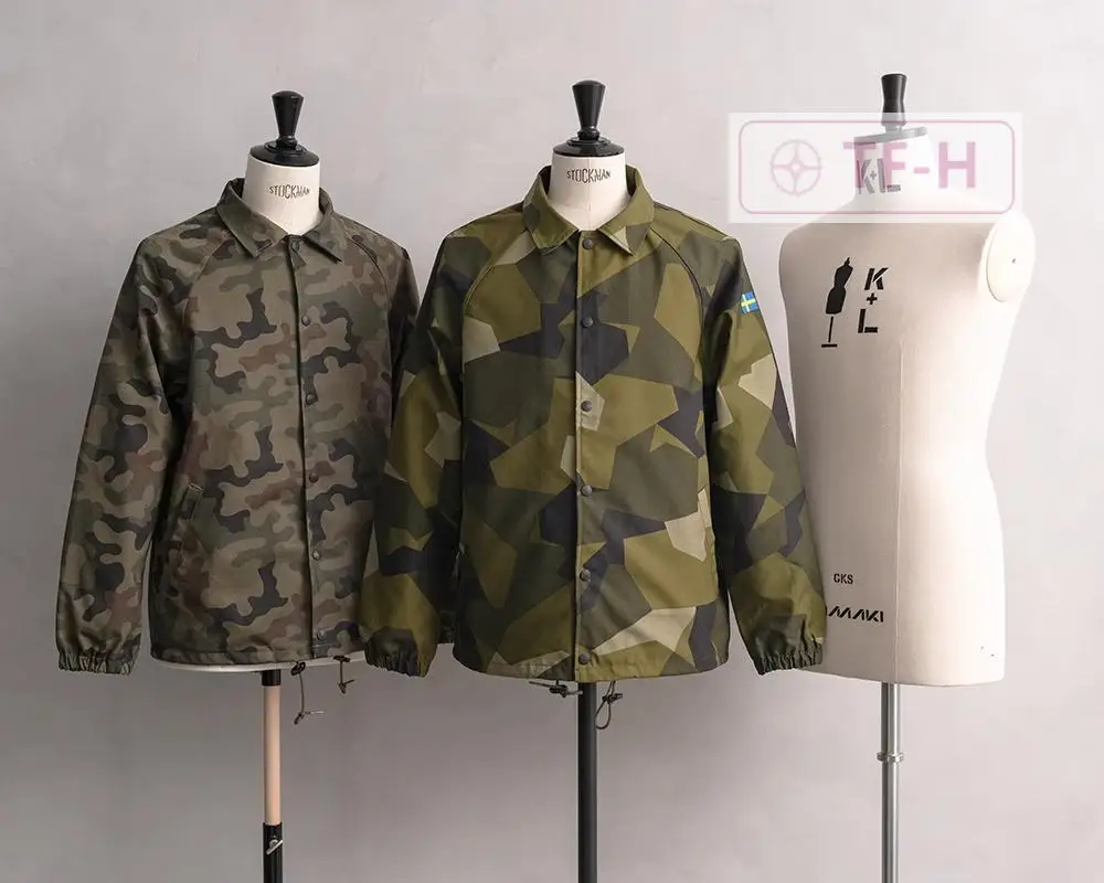 Polonia svedese M90 geometrica mimetica top tattico uomo primavera autunno giacca cappotto XS-XL - immagine 6
