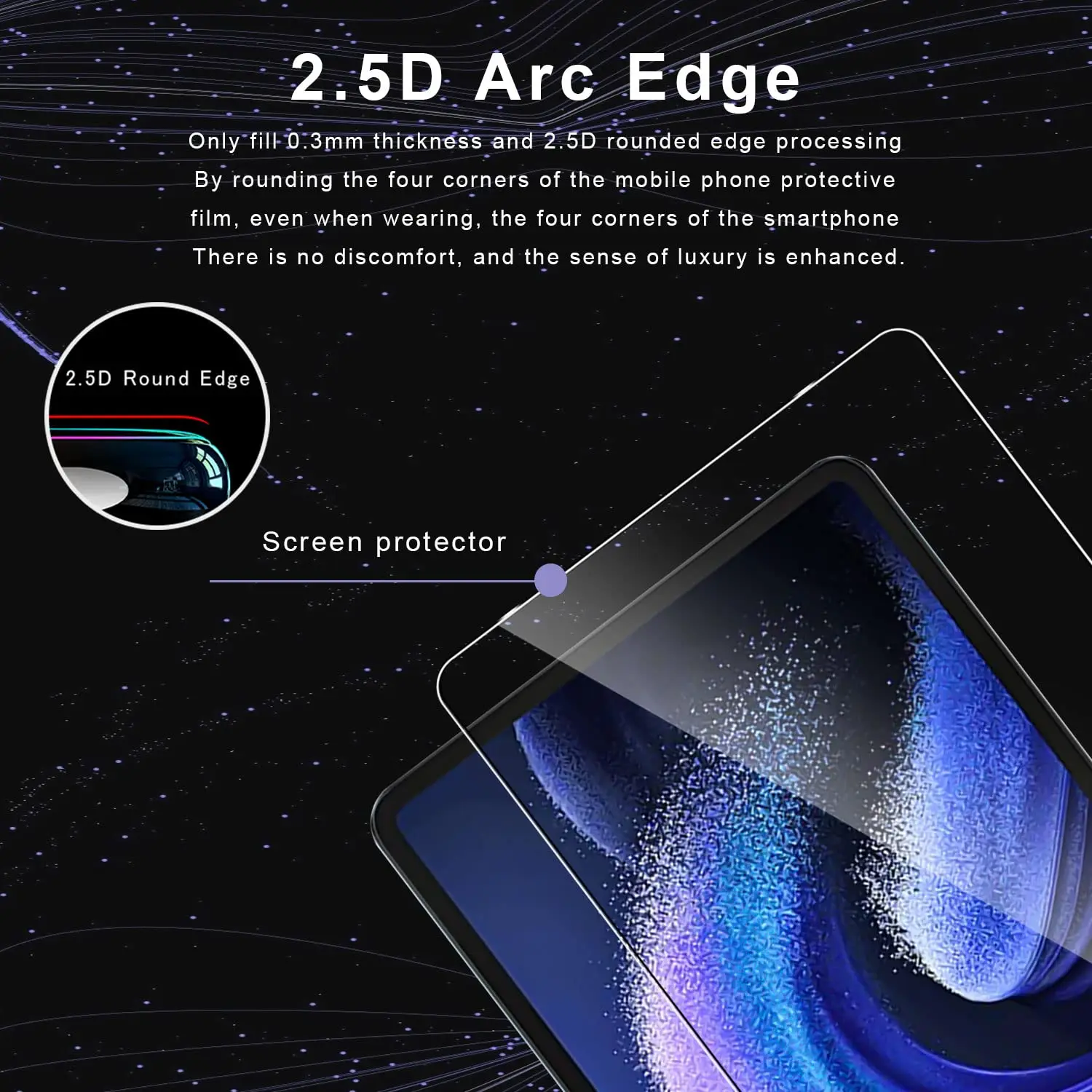For Xiaomi Pad 6 /6 Pro (11 inch) 2023 Screen Protective Film with Camera HD 9H hardness Anti-scratch Transparent Tempered Glass 5
