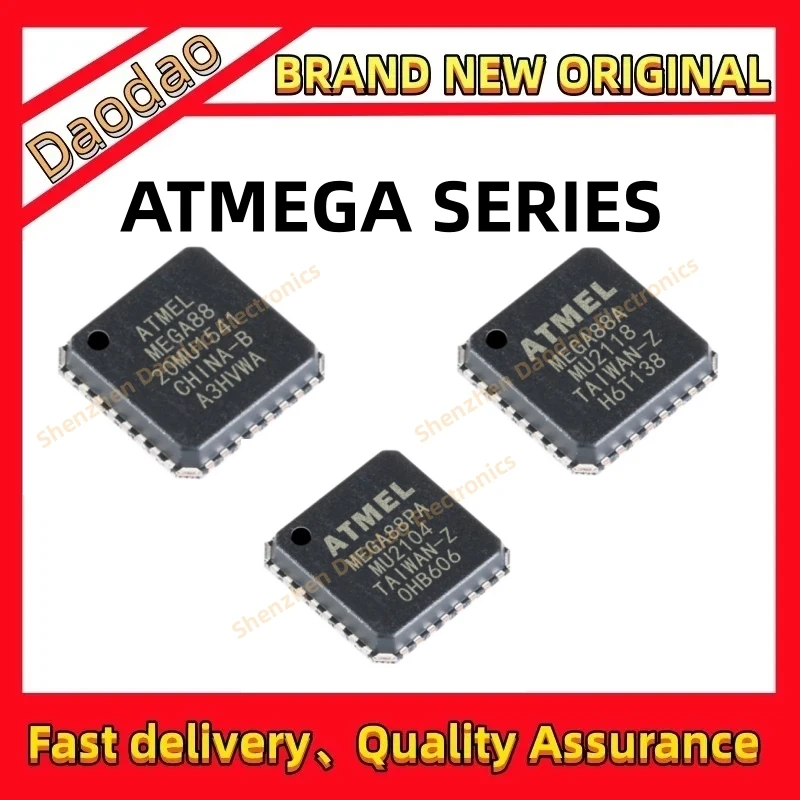 

ATMEGA88-20MU ATMEGA88A-MU ATMEGA88PA-MU atmega88-20mu atmega88a-mu atmega88pa-mu IC Chip 32-VQFN Quality Brand New