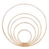 5pcs Round Metal Hoops Dream Catcher Materials Iron Ring DIY Accessory Craft Supplies Hanging Decorations Home Decor Wind Chimes 1