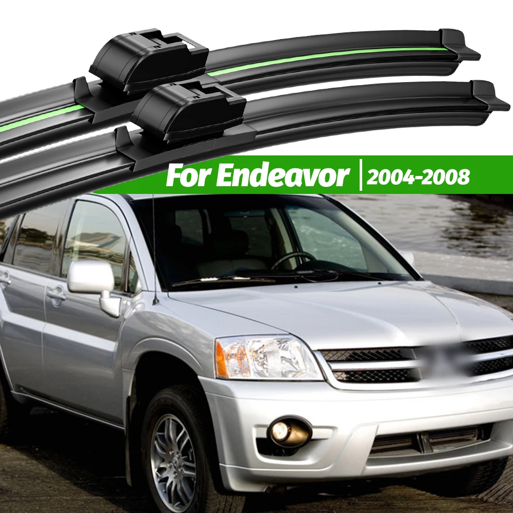 

For Mitsubishi Endeavor 2004-2008 2pcs Front Windshield Wiper Blades 2005 2006 2007 Windscreen Window Accessories